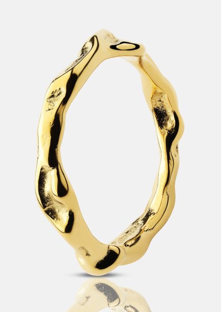 Ondula Ring - 18k Verguld