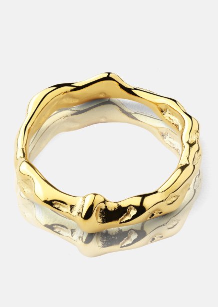 Ondula Ring - 18k Verguld