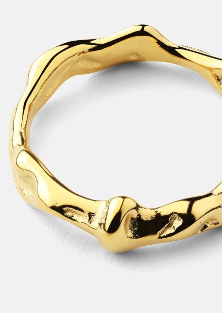 Ondula Ring - 18k Verguld