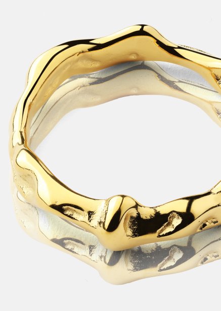 Ondula Ring - 18k Verguld