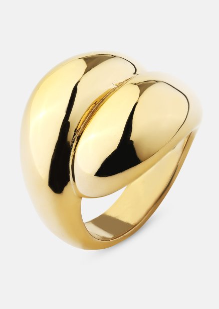 Ring Bold Flow - 18k Verguld