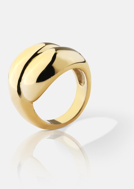 Ring Bold Flow - 18k Verguld