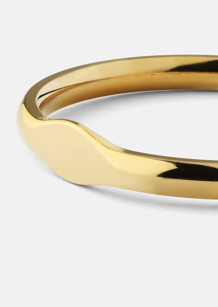 Initial Ring – 18k Verguld