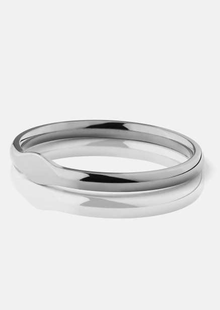 Initial Ring – Verzilverd