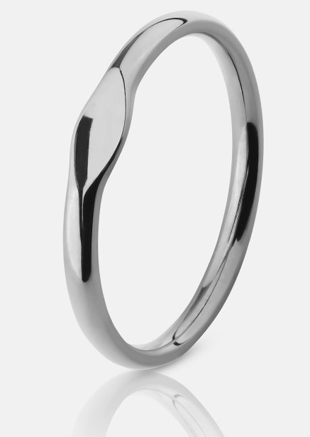 Initial Ring – Verzilverd