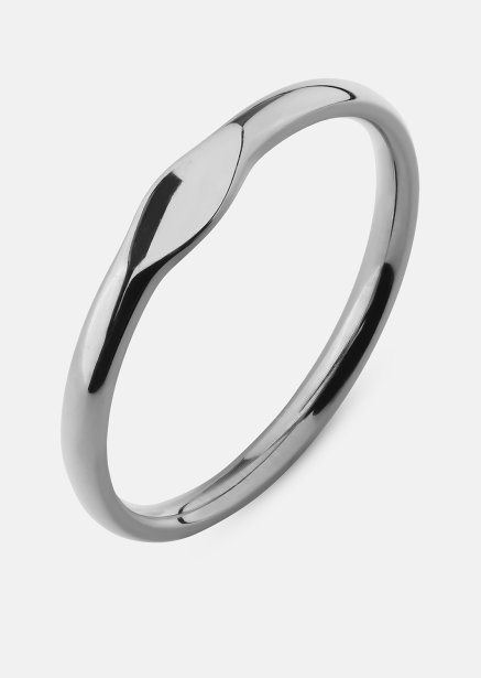 Initial Ring – Verzilverd