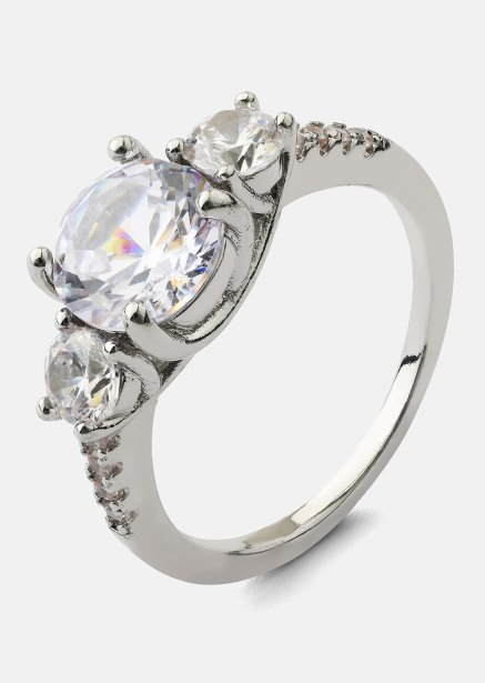 Ring Trinity - Verzilverd
