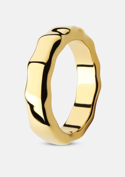 Ring Sculpted Flow - 18k Verguld