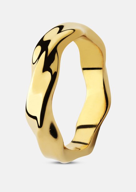 Ring Flow - 18k Verguld