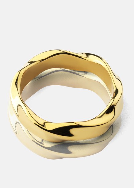 Ring Flow - 18k Verguld