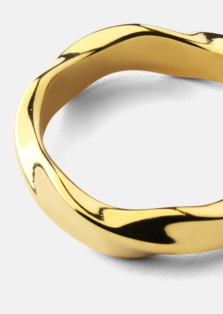 Ring Flow - 18k Verguld