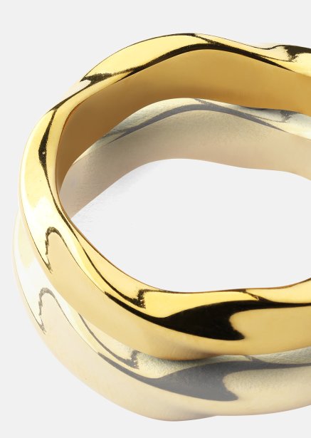 Ring Flow - 18k Verguld