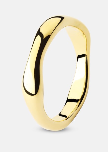 Ring Flow Ring Thin - 18k Verguld