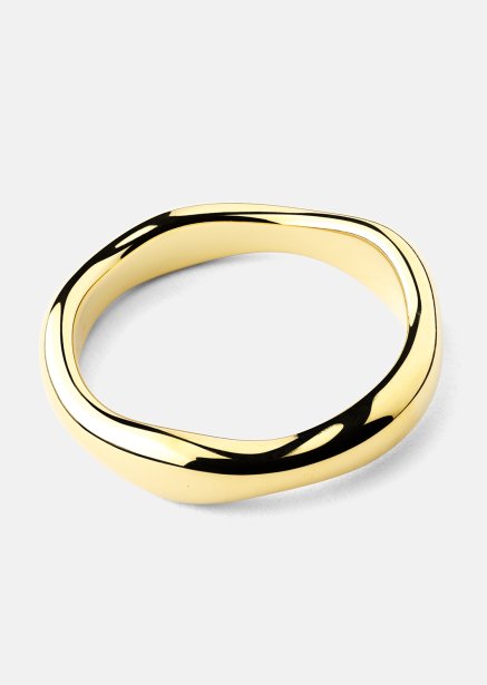 Ring Flow Ring Thin - 18k Verguld