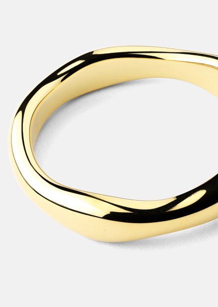 Ring Flow Ring Thin - 18k Verguld