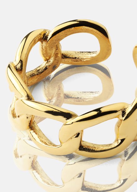 Ring Bold Chain - 18K Verguld