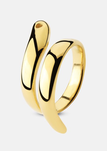Ring Wave - 18k Verguld