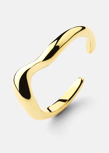 Ring Flow - Verguld met 18k goud