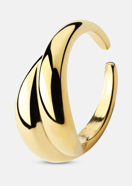 Ring Wave Bold - 18k Verguld