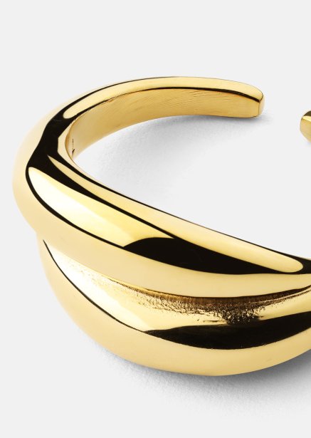 Ring Wave Bold - 18k Verguld