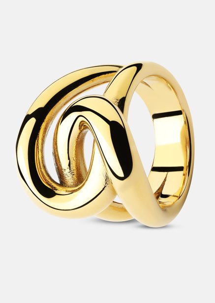 Ring Infinity Knot - 18k Verguld