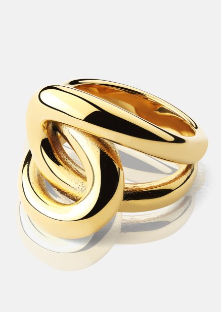 Ring Infinity Knot - 18k Verguld