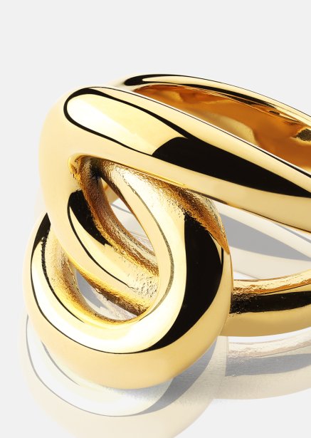 Ring Infinity Knot - 18k Verguld