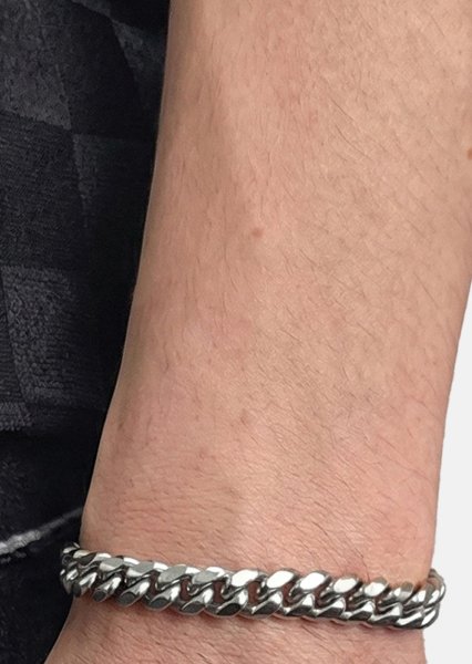 Armband Riven Edge - Verzilverd
