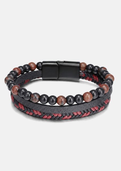 Leren armband Rogue Bond