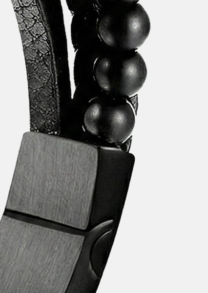 Leren armband Noble Noir