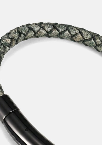 Leren armband Talon Weave
