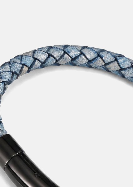 Leren armband Ocean Weave