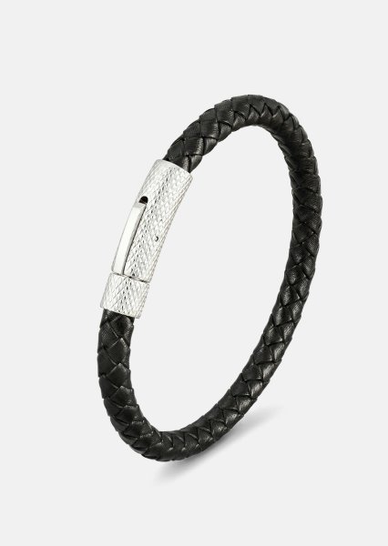 Leren armband Cinder Loop