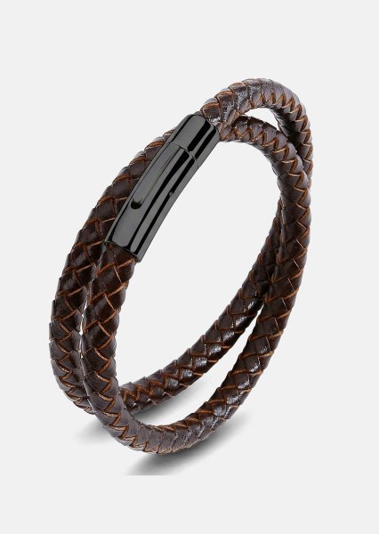 Leren armband Vigor Weave