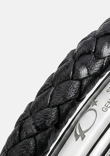Leren armband Titan Thread