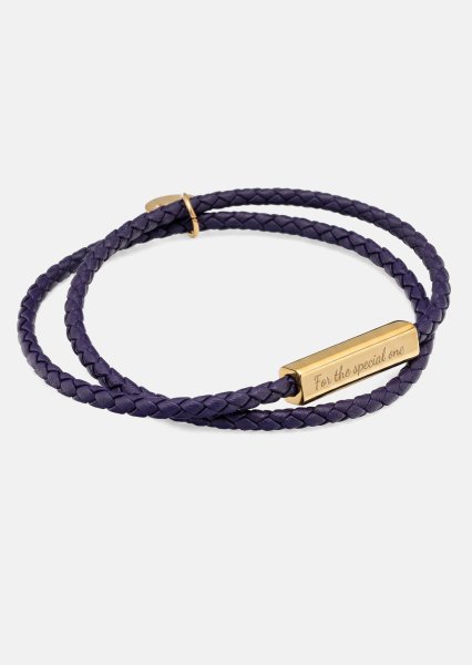 Leren armband Noble Twist