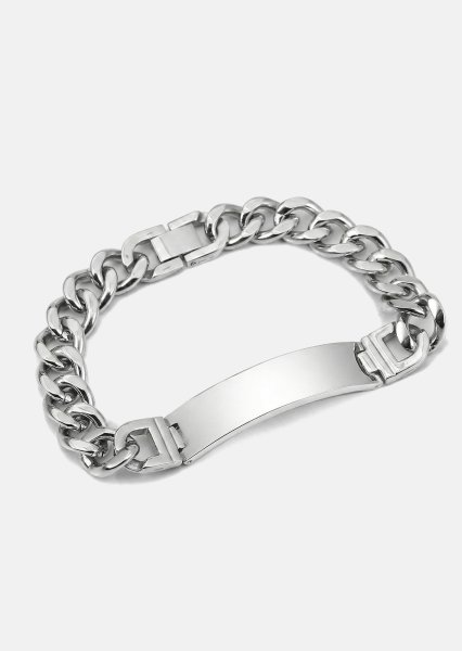 Armband Titan Shield - Verzilverd