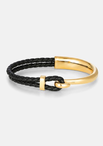 Leren armband Cinder Crest