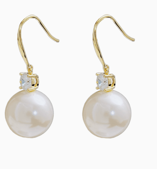 Pearlina Oorbel - 18k Verguld