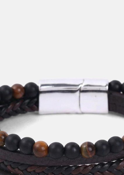 Leren armband Titan Crest