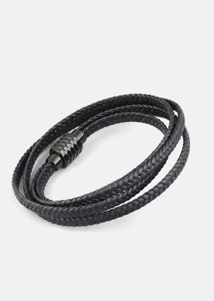 Leren armband Raven Crest