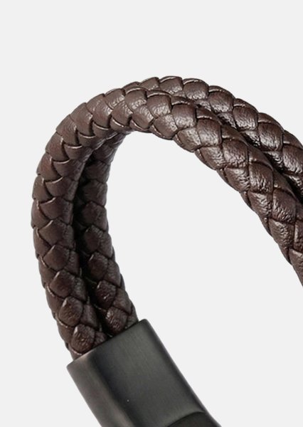 Leren armband Cobra Twist