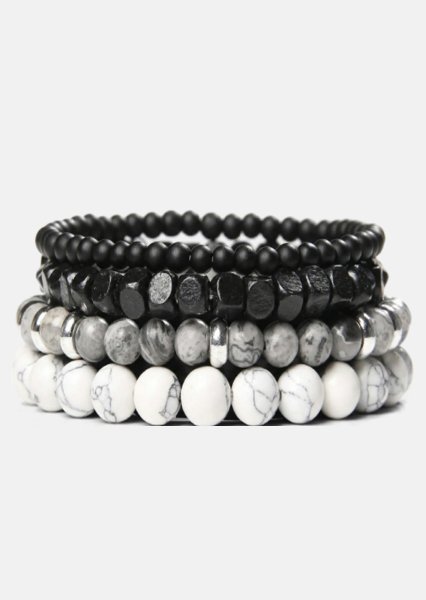 Kralenarmband Obsidian Nexus