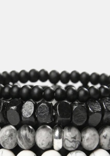 Kralenarmband Obsidian Nexus