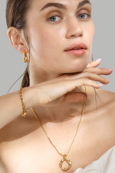 Armband Tresse - 18k Verguld