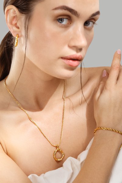 Armband Tresse - 18k Verguld