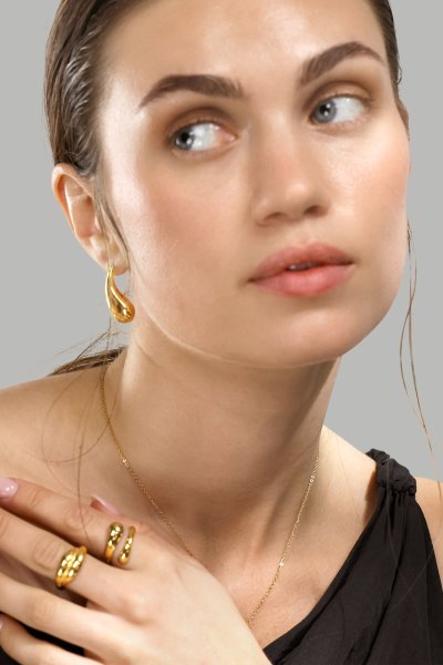  Ring - 18K Plated Gold