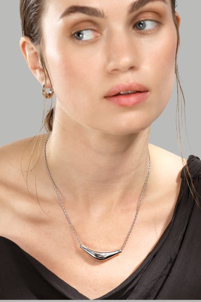 Ketting Flow Curve – Verzilverd