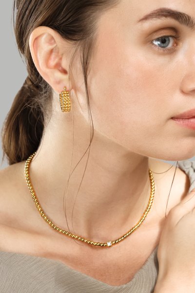 Oorbellen Sfera – 18k Verguld