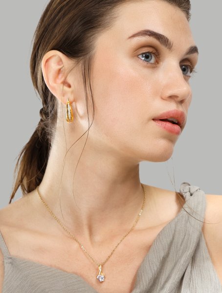 Ketting Amour Glow - 18k Verguld